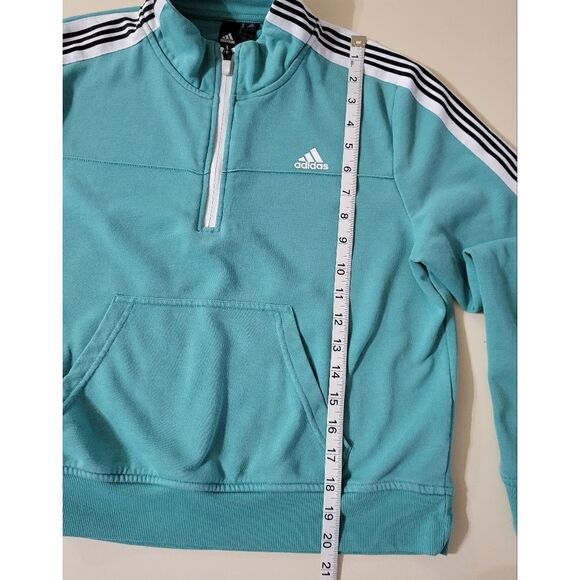 Adidas Women's Changeover True Green Half Zip Pullover - Picture 8 of 16